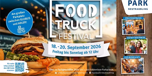 Food Truck Festival Neutraubling 2026 || Eintritt frei