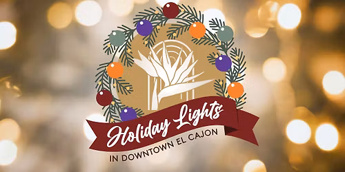Holiday Lights in Downtown El Cajon