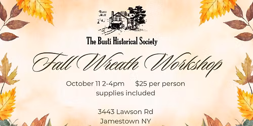 Fall Wreath Making Workshop 