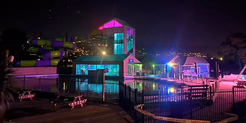 Summer Hydroslide Night Rave at Nelson Fun Park! 