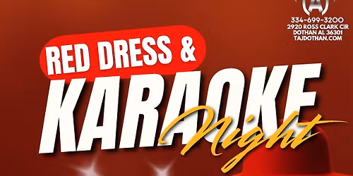 \ud83d\udd25 Red Dress & Karaoke Night \u2013 Let\u2019s Turn Up the Heat! \ud83d\udd25