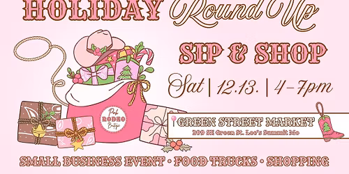 Holiday Round Up Sip & Shop At Green Street Market!