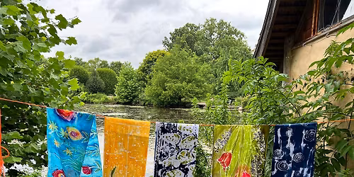 Batik Silk Scarf Dyeing with the Elkhart Art League