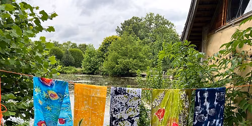 Batik Silk Scarf Dyeing with the Elkhart Art League