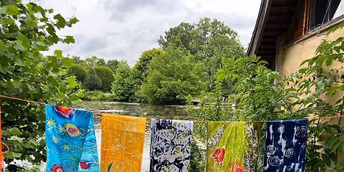Batik Silk Scarf Dyeing with the Elkhart Art League