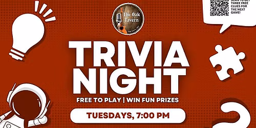 Oak Grove Trivia Night | The Oak Tavern