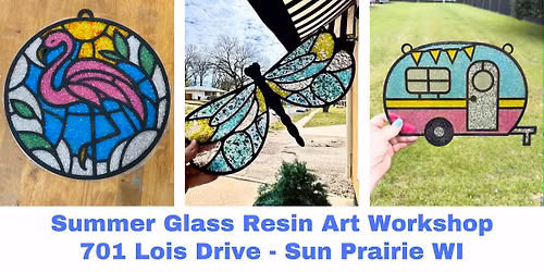 Summer Edition - Crushed Sea Glass Resin Workshop