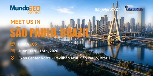 \ud83c\udf0e See You at MundoGEO Connect in S\u00e3o Paulo, Brazil!