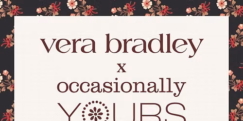 Occasionally Yours x Vera Bradley: The Monogram Bar