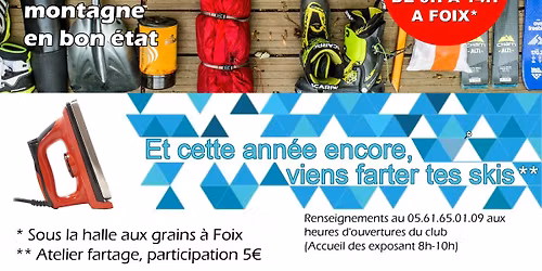 CAF'Casion Achat\/vente de mat\u00e9riel de montagne d'occasion