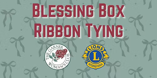 Ribbon Tying - GWC Blessing Box