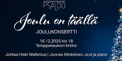 Joulu on t\u00e4\u00e4ll\u00e4