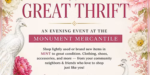 The Great Thrift: Shop gently used to new items!