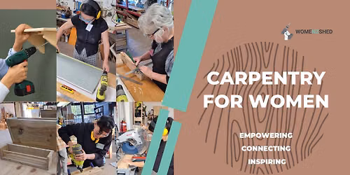 Carpentry for Beginners (Monday Eve Series) Oct 2026