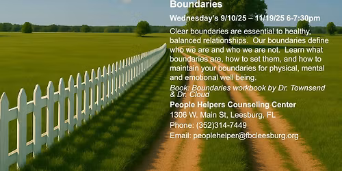 Boundaries