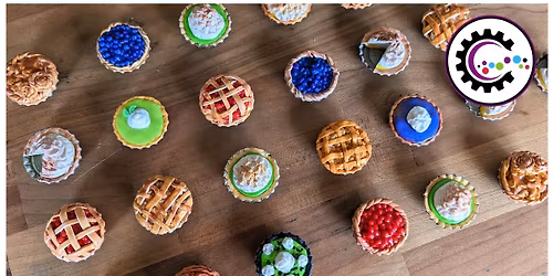 Mini Pie Magnets at the Maker Lab