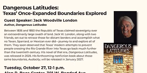 Round Rock Preservation Lunch and Learn with Guest Speaker: Jack Woodville London