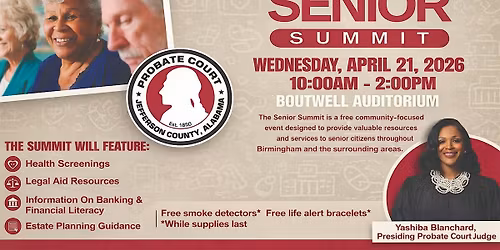 Senior Summit Presented By Jefferson County Probate Court