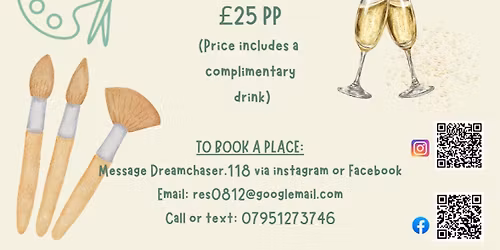 Paint & Sip Glass painting 