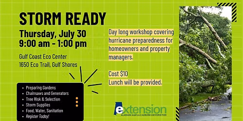 Storm Ready, Saturday-July 30
