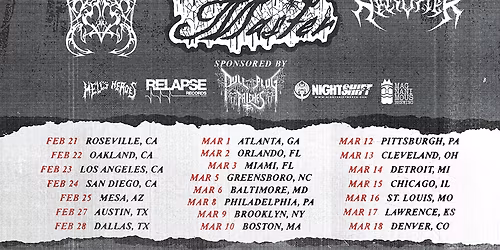 Decibel Magazine Tour at Hawthorne Theatre