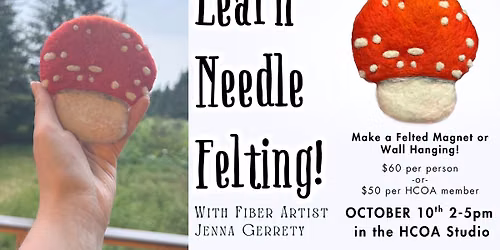 Learn Needle Felting!