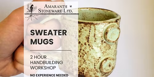 Sweater Mugs - Handbuilding Pottery Workshop