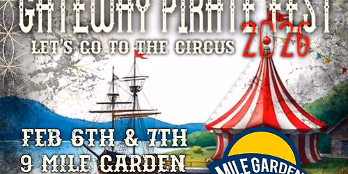\u2620\ufe0f\ud83c\udfbcGateway Pirate Fest 2026 \ud83c\udf7b- Let\u2019s go to the Circus \ud83c\udfad\ud83c\udfaa