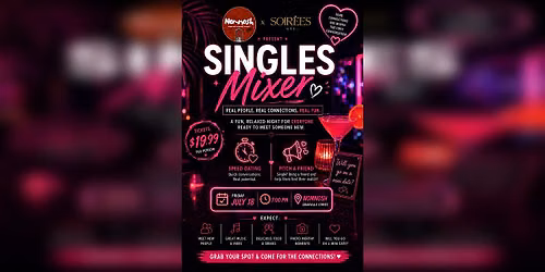 \u2764\ufe0fMeet Your Match Singles Mixer\u2764\ufe0f: Speed Dating + Friend Pitches