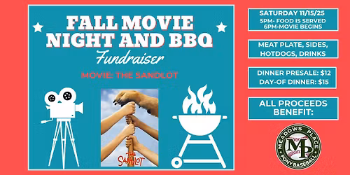 Fall BBQ & Movie Night Fundraisr