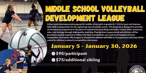 Middle School Volleyball Development League