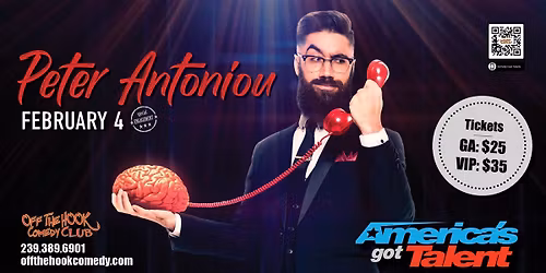 Psychic Comedian Peter Antoniou live in Naples, Florida!