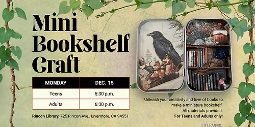 Adult Craft: Mini Bookshelf