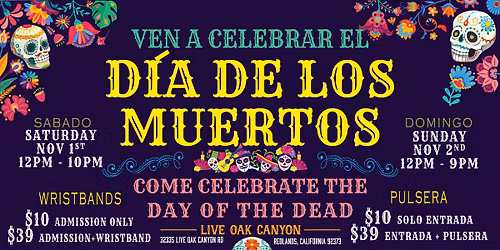 D\u00eda de los Muertos Festival at Live Oak Canyon