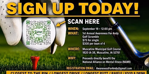1st Annual Awareness for Andy Golf Scramble 