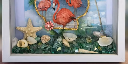Multi-Media Coastal Decopauge Shadowbox Art Class