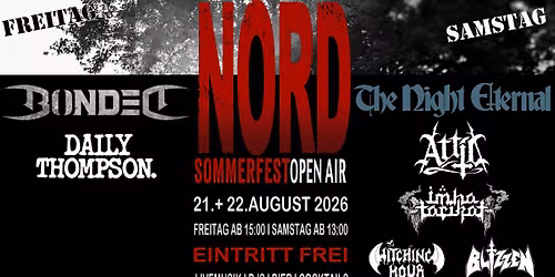 NORD OPEN AIR Sommerfest 2026