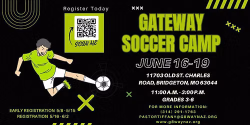 Gateway Soccer Camp 26!