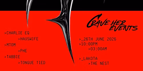 CRAVE.HER EVENTS - Pre Pride