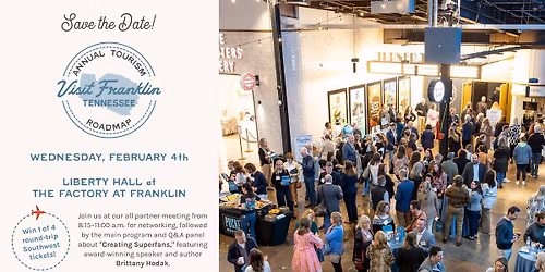 Visit Franklin ANNUAL TOURISM ROADMAP