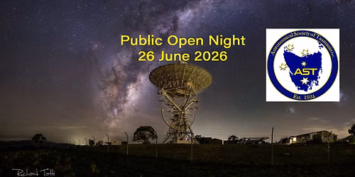 Astronomical Society of Tasmania Public Open Night 2026