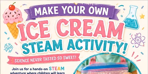 Make Your Own Ice Cream STEAM Activity - Mochas & Minis Indoor Play & Cafe
