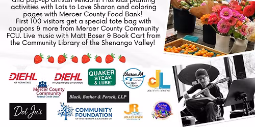 Downtown Sharon Farmer's Market Kick Off July 4~!