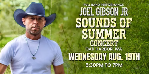 Joel Gibson Jr. @ Oak Harbor Sounds of Summer Concert (Full Band)