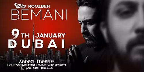 Roozbeh Bemani Live at Zabeel Theatre in Dubai