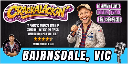 BAIRNSDALE, VIC @ Mitchell River Tavern \u2666 STAND-UP comedy