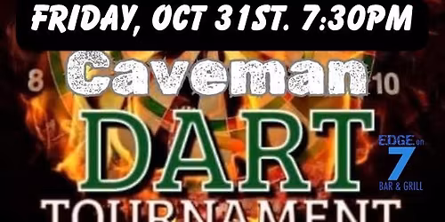 CAVEMAN BLIND DRAW DARTS TOURNEY!!