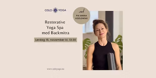 Restorative Yoga Spa med BackMitra