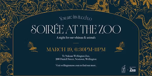 Soiree at the Zoo; A Night for our Whanau and Animals