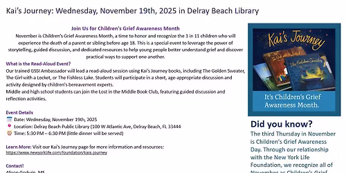 November Hope Academy - Children\u2019s Grief Awareness